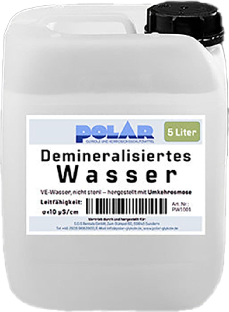 Polar Demineralisiertes Wasser - klar, farblos, geruchslos Produktbild 