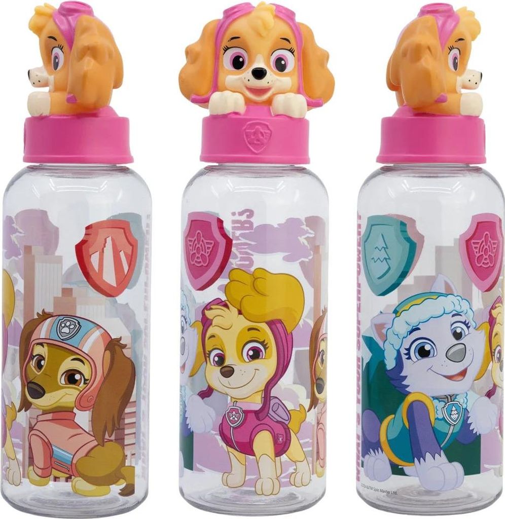 Paw Patrol 3D Kopf Skye Liberty Wasserflasche Trinkflasche Flasche 560 ml