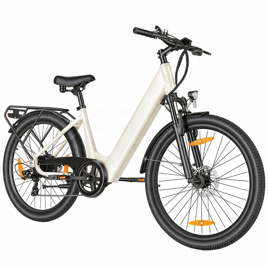 26 Zoll E-Bike Damen Herren Citybike 36V 10.4Ah 50Nm 25km/h Produktbild 