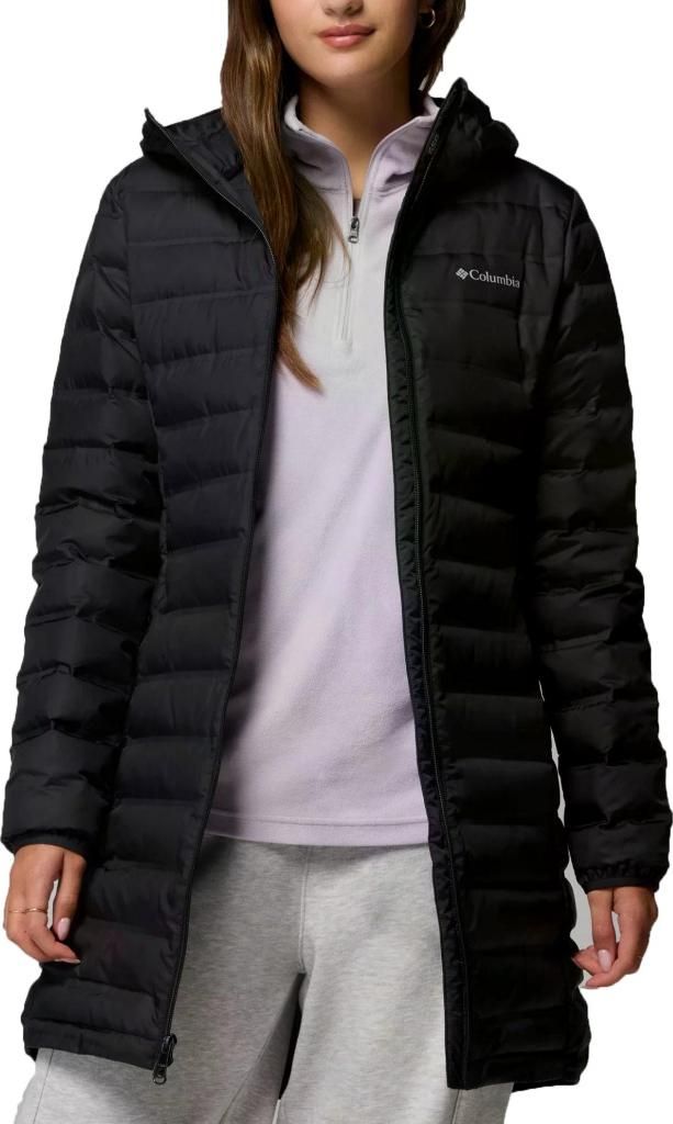 COLUMBIA LAKE 22 II DOWN LONG HOOD Schwarz
