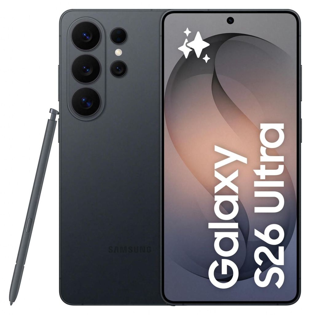 Samsung Galaxy S26 Ultra , 17,5 cm (6.9"), 12 GB, 512 GB, 200 MP, Android 16.0, Schwarz