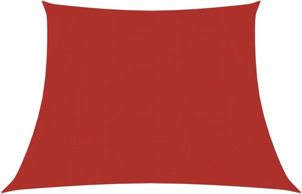 Sonnensegel 160 g/m² Rot 3/4x2 m HDPE