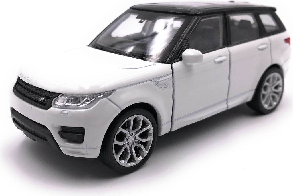 Onwomania Modellauto Range Rover Sport SUV Weiss Auto Mst. Produktbild 