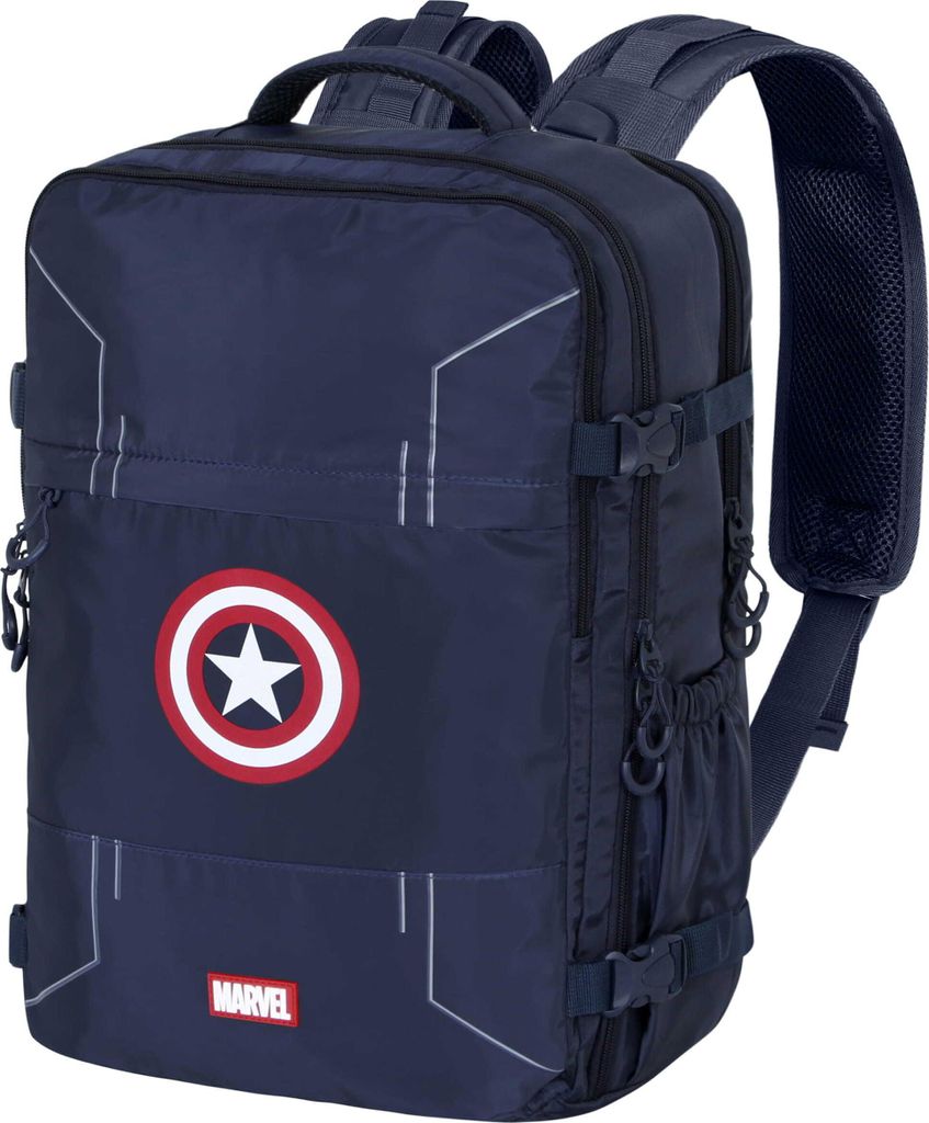 Karactermania Marvel Captain America Rucksack 49 Cm Blau Blau One Size