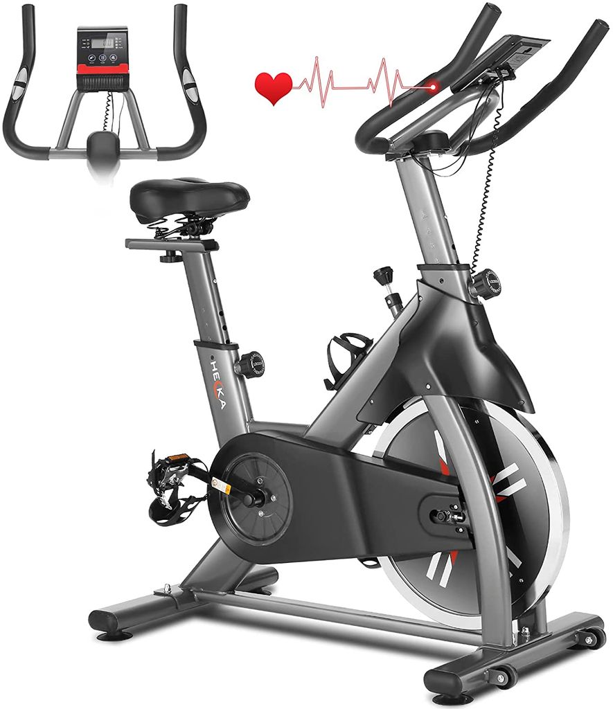 Heimtrainer Fahrrad Cardio Ergometer Indoor Fitnessbike Hometrainer bis 200 kg 