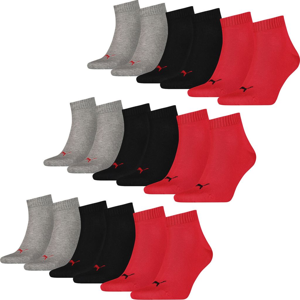 9 Paar PUMA Uni Quarter Socken Produktbild 