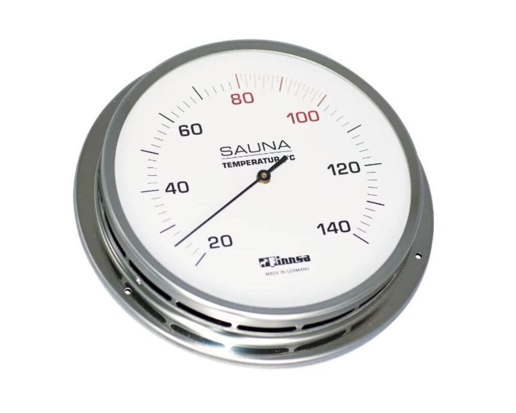 Sauna-Thermometer 130 mm - mit Flansch