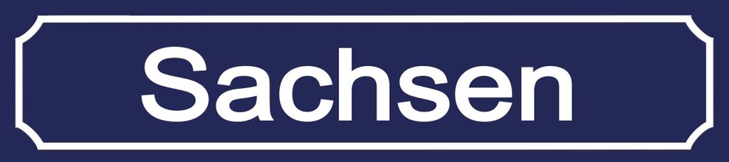 vianmo Blechschild 10x46 cm Sachsen Wappen Flagge Abenteuer Reisen Urlaub