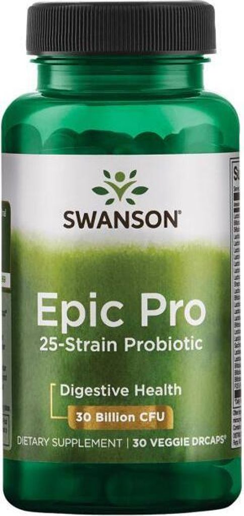 Swanson Epic Pro Probiotika 25 Bakterienkulturen Kapseln Produktbild 
