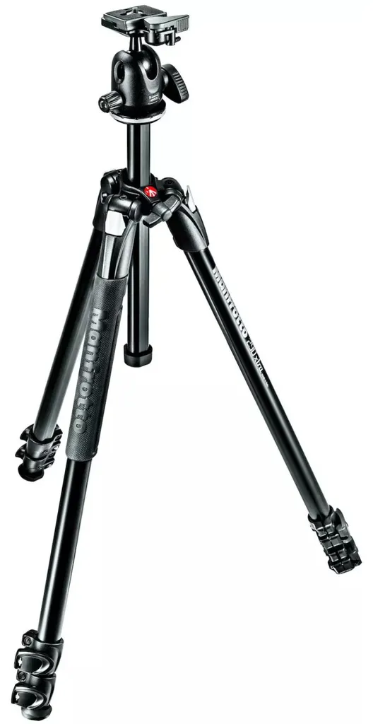 Trépied Manfrotto 290 Xtra robuste à jambes réglables en noir