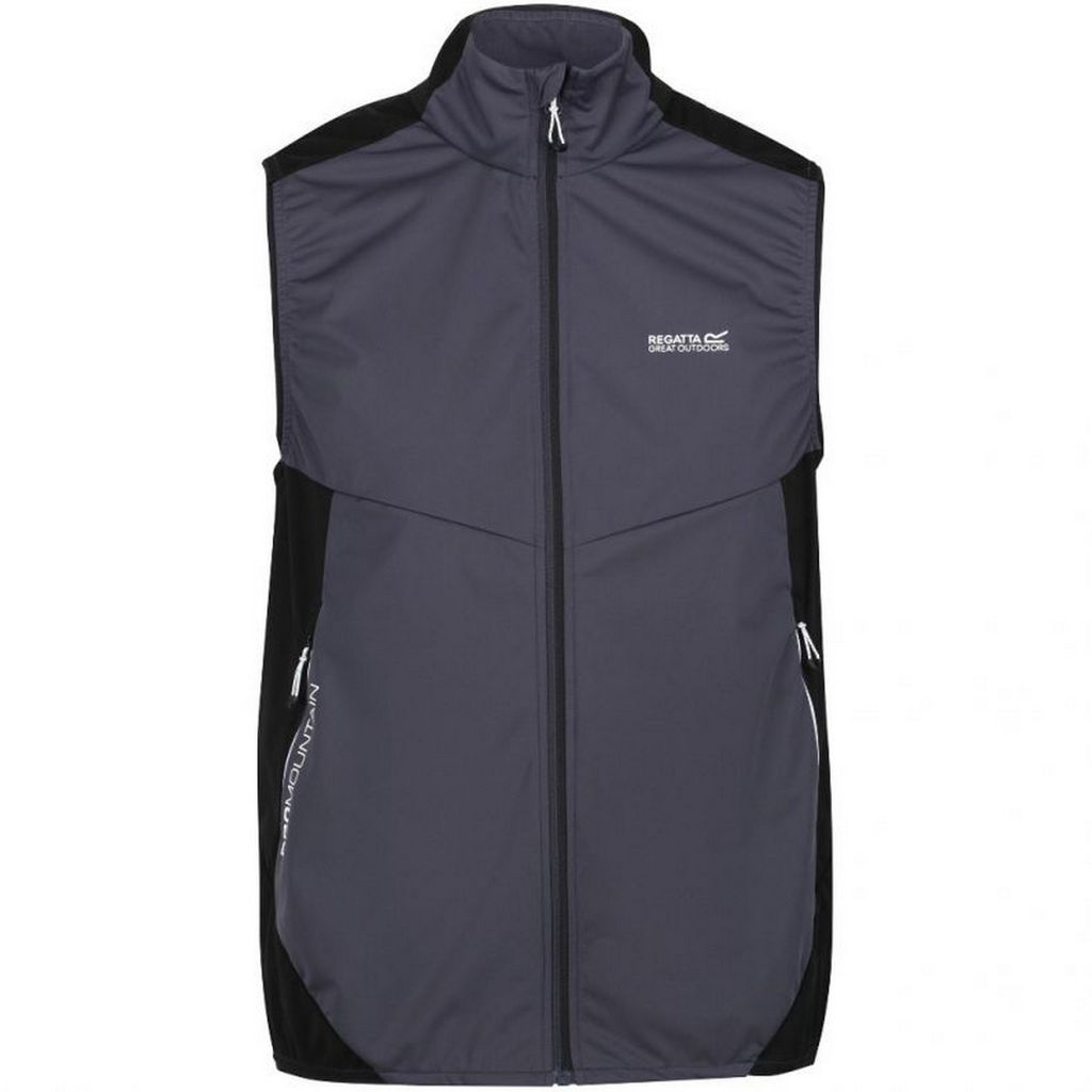 Regatta - "Lankin IV" Weste für Herren RG7005 (XL) (Dunkelgrau/Schwarz)