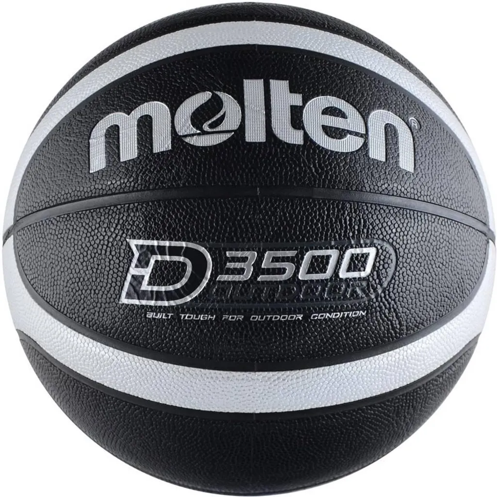 Ballon de basket-ball taille 7 Molten D3500 noir pour entraînement