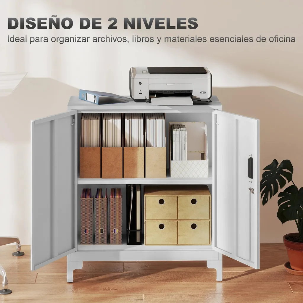Armoire métallique verrouillable étagère réglable montage simple