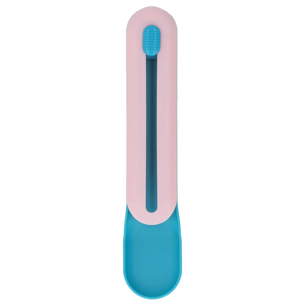 Cucchiaio per Puree Gatti - Gadget Squeeze Anti-Macchia Blu e Rosa