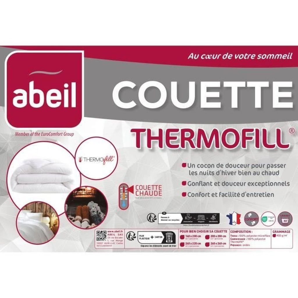 ABEIL Warme Bettdecke 240 x 260 cm Produktbild 4