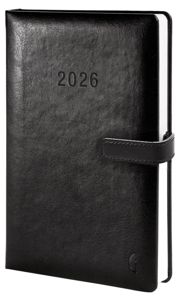 CHRONOPLAN Buchkalender Business Edtition 2026 A5 schwarz Produktbild 