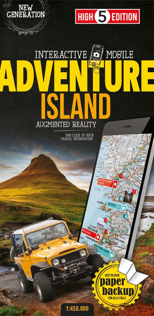 Abenteuerkarte Insel 1:450 000