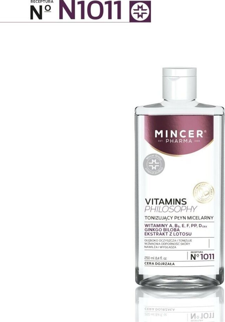 MINCER PHARMA Vitamine Philosophie Toning Micellar Lotion Nr.1011 250ml