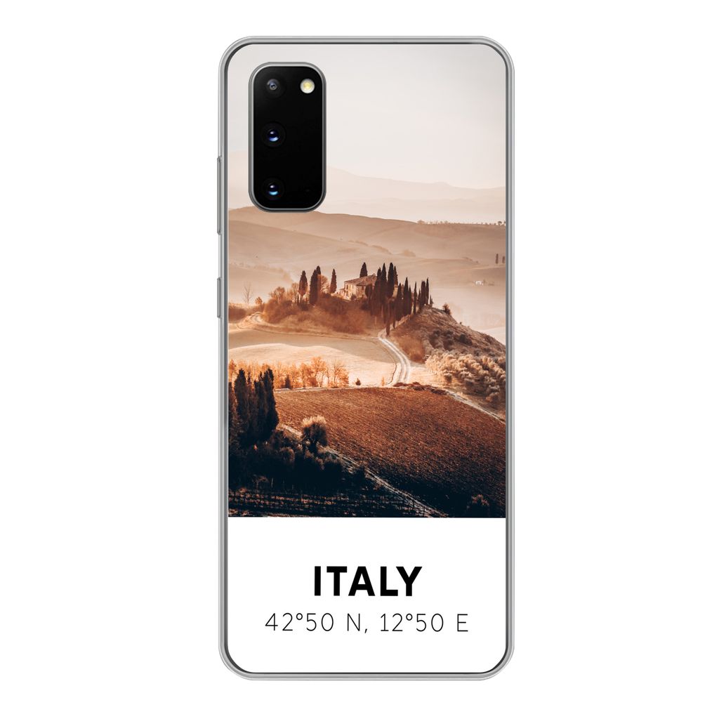 MuchoWow Handyhülle Schutzhülle Hülle für Samsung Galaxy S20 Toskana - Italien - Sommer Silikon Softcase Handy Hülle - Bild