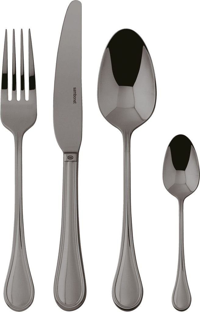 Sambonet Besteckset Royal Schwarz 24-teilig Produktbild 