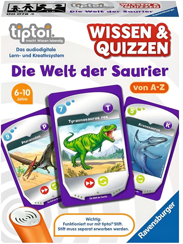 tiptoi® Wissen und Quizzen: Die Welt der Saurier Produktbild 