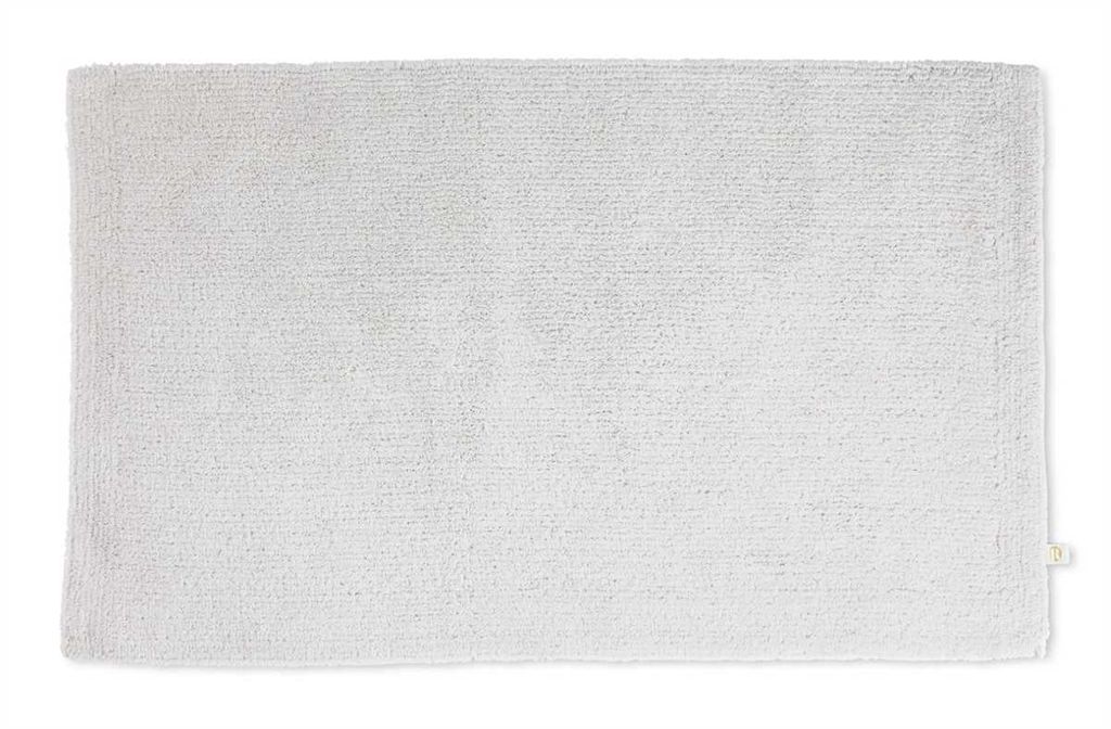Rhomtuft Badteppich Pur eckig 50 x 75 cm Farbe perlgrau