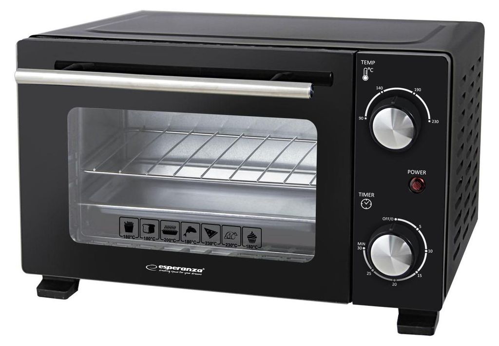 ESPERANZA EKO007N Mini Oven 10 l Black Obrázok produktu 