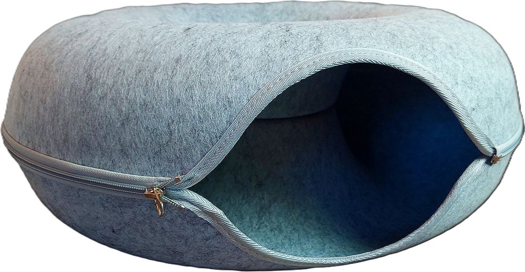 Katzenhöhle Katzenbett Tierhöhle mit Reißverschluss Produktbild 