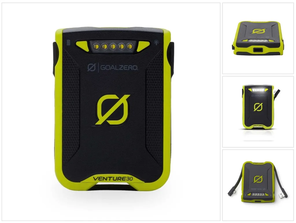 Batterie de Secours Venture 30 Goal Zero pour Randonnée et Camping Solaire