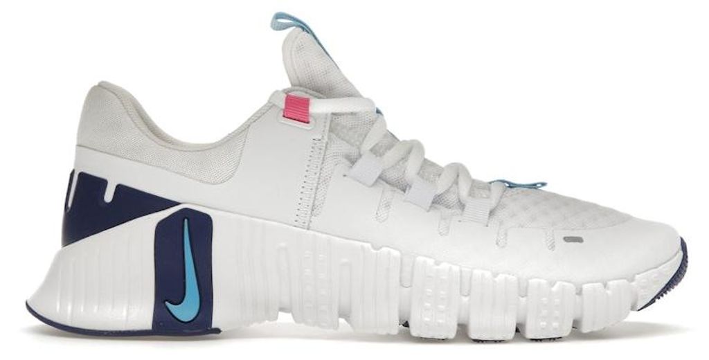 Nike Free Metcon 5 White Aquarius Blue (Women's) - EU 41 Produktbild 