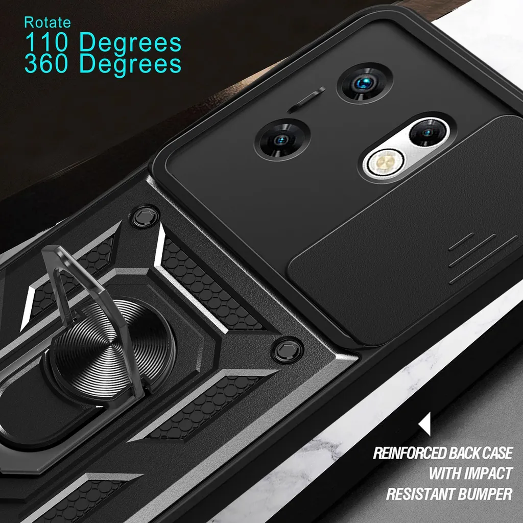 Custodia Infinix Zero 30 4G Rossa Chic: Silicone Soft & Anello - 7