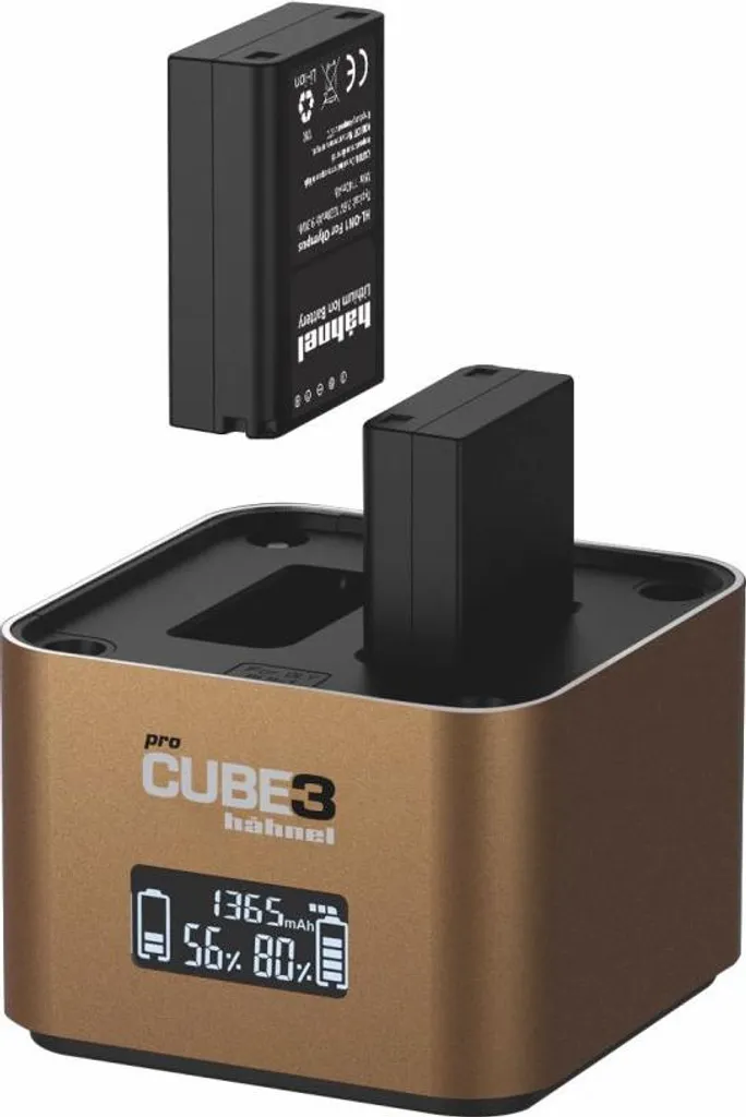 Chargeur Double de Voyage pour Olympus BLN-1 BLS-5 BLH-1 Hahnel ProCube3