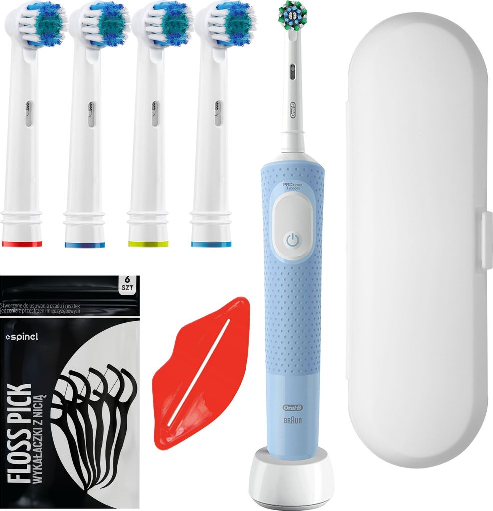 Oral-B elektrische Zahnbürste Vitality Pro 103 Blau mit Etui Zubehör