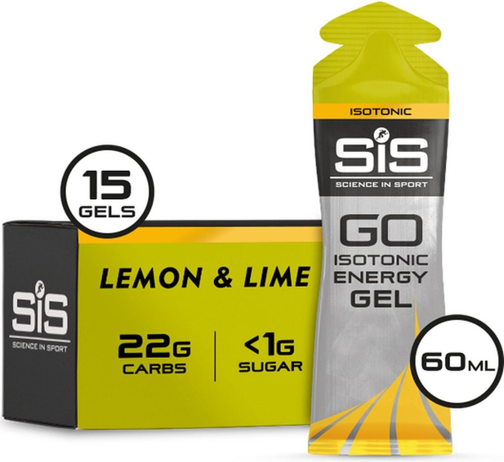 Science in Sport - SIS Go Energy Sportgel - Energiegel - Isotonisches Sportgel - Zitrone limette geschmack - 15 x 60ml