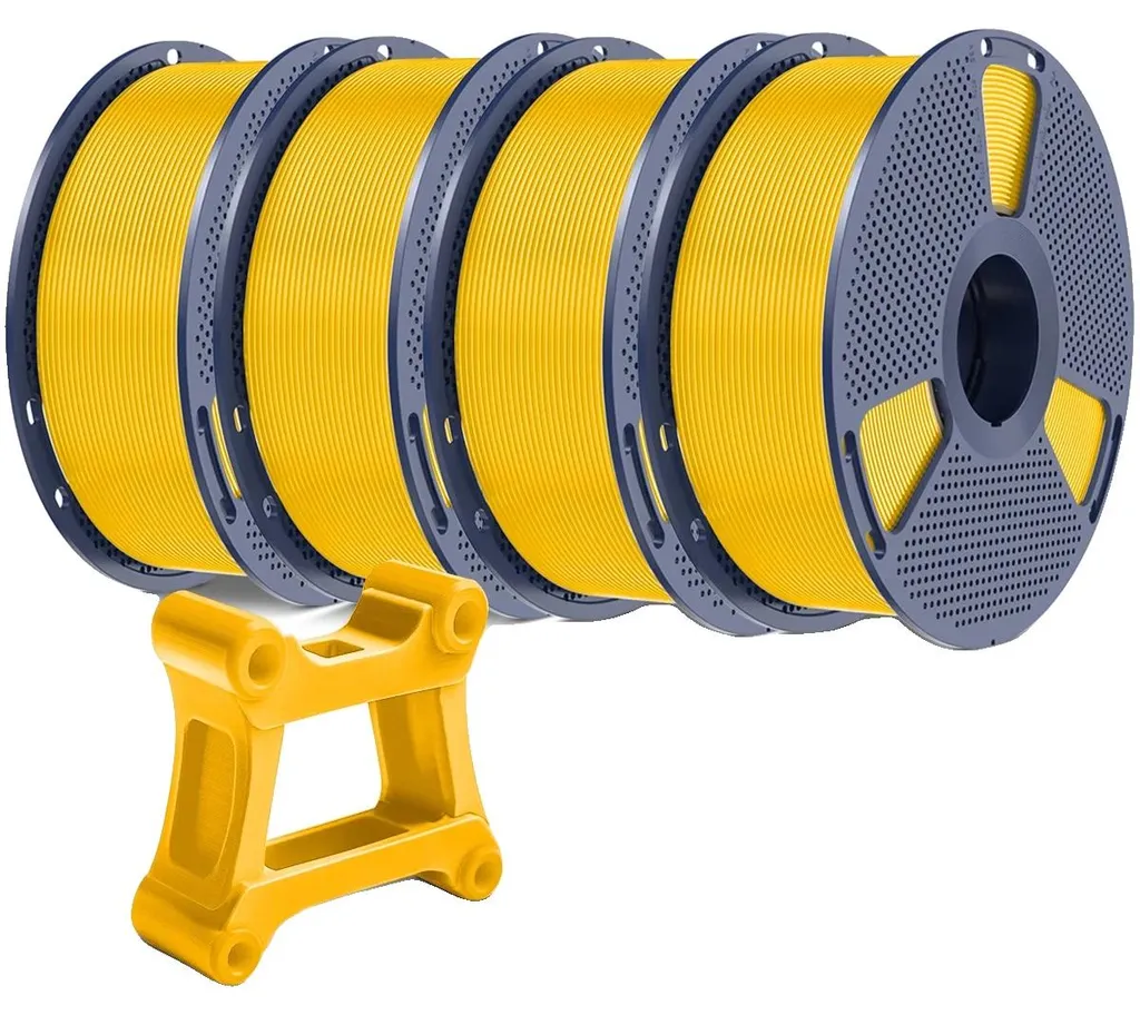 Bobine de filament PETG solide jaune 4 kg pour impression 3D