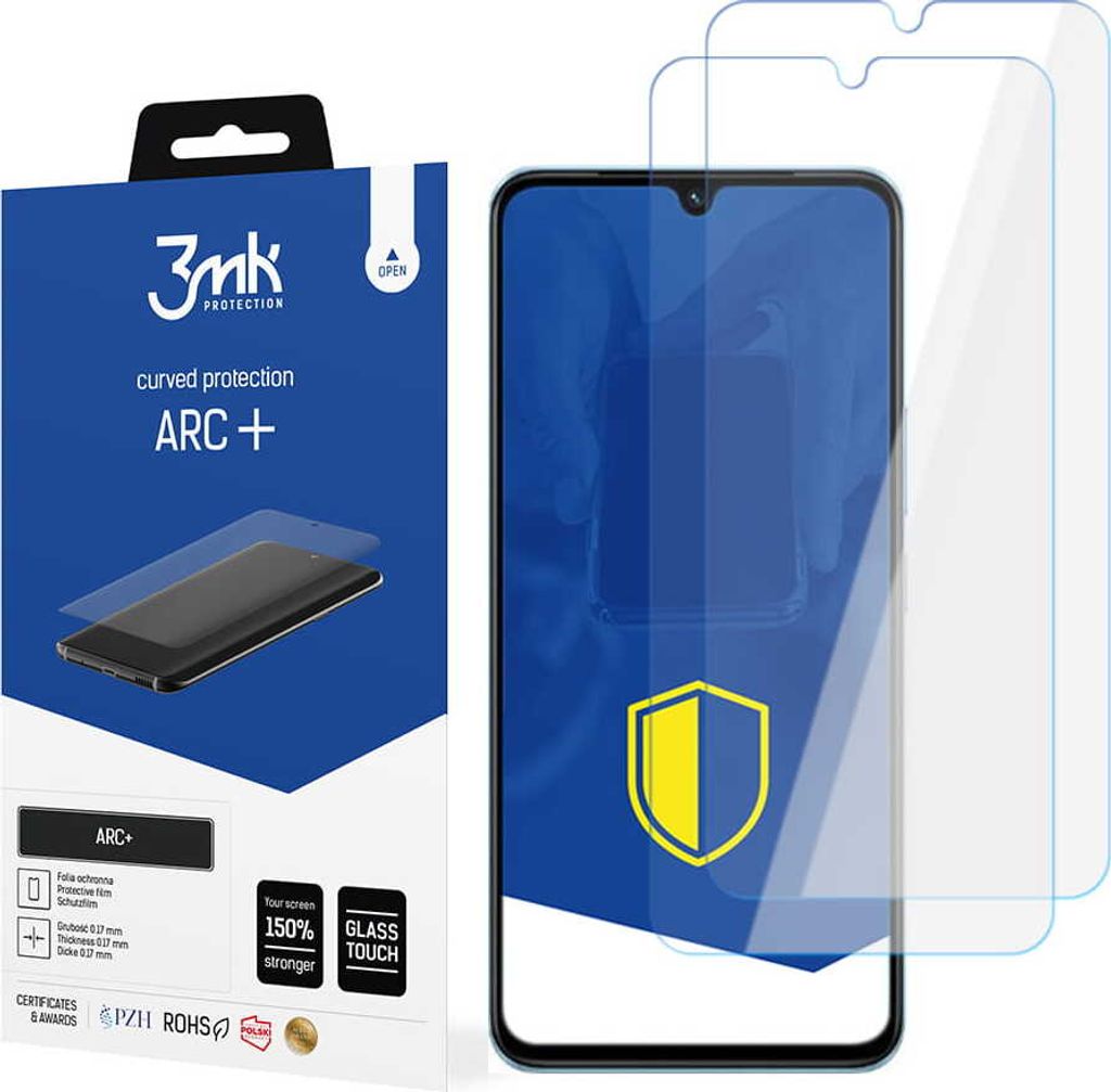 3mk Display Schutzfolie ARC+ für Vivo S15e  0,17mm Produktbild 