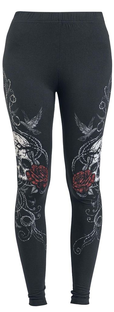 Black Premium by EMP Damen schwarze Leggings mit weichem Produktbild 