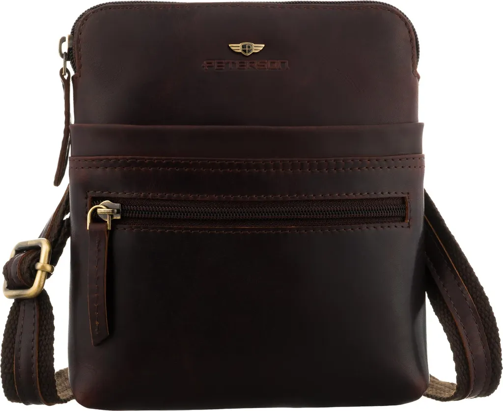 Borsa in Pelle Marrone PTN 1901E-OPU-0291 | Vera Pelle Artigianale - 3