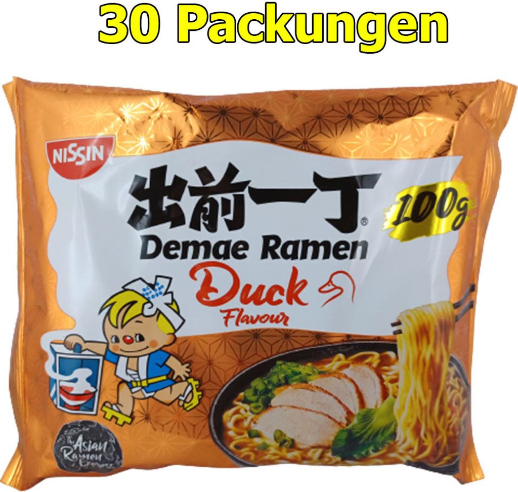 Nissin Instant Nudels Duck paquet de 30 (30 x 100g) Image du produit 
