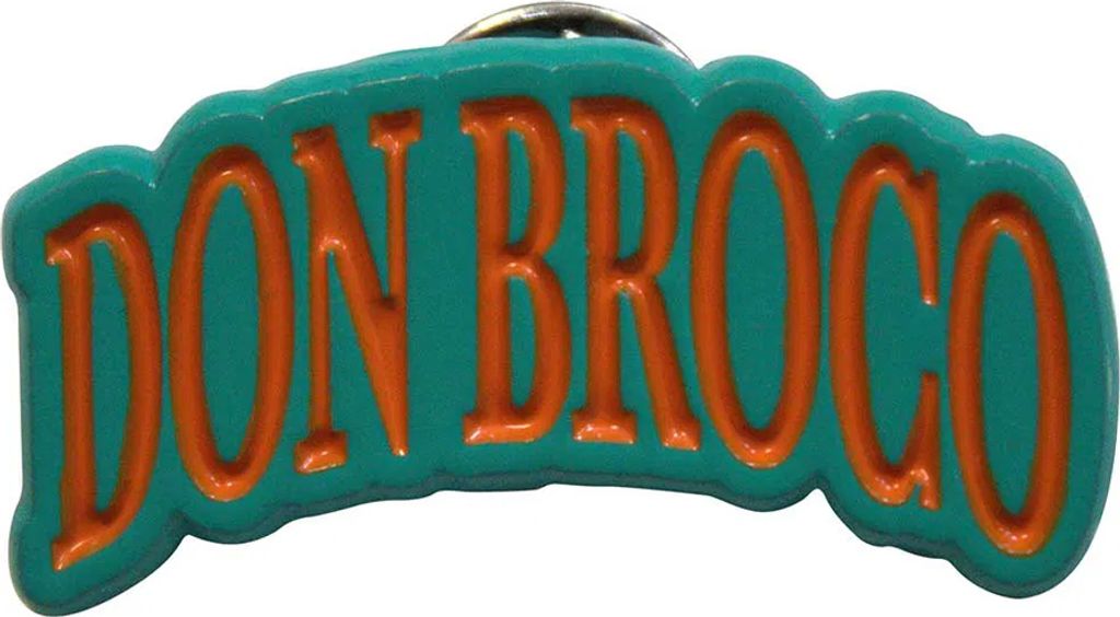 Don Broco - Logo - Abzeichen - Zink-Legierung RO11711 (Einheitsgröße) (Grün/Orange)