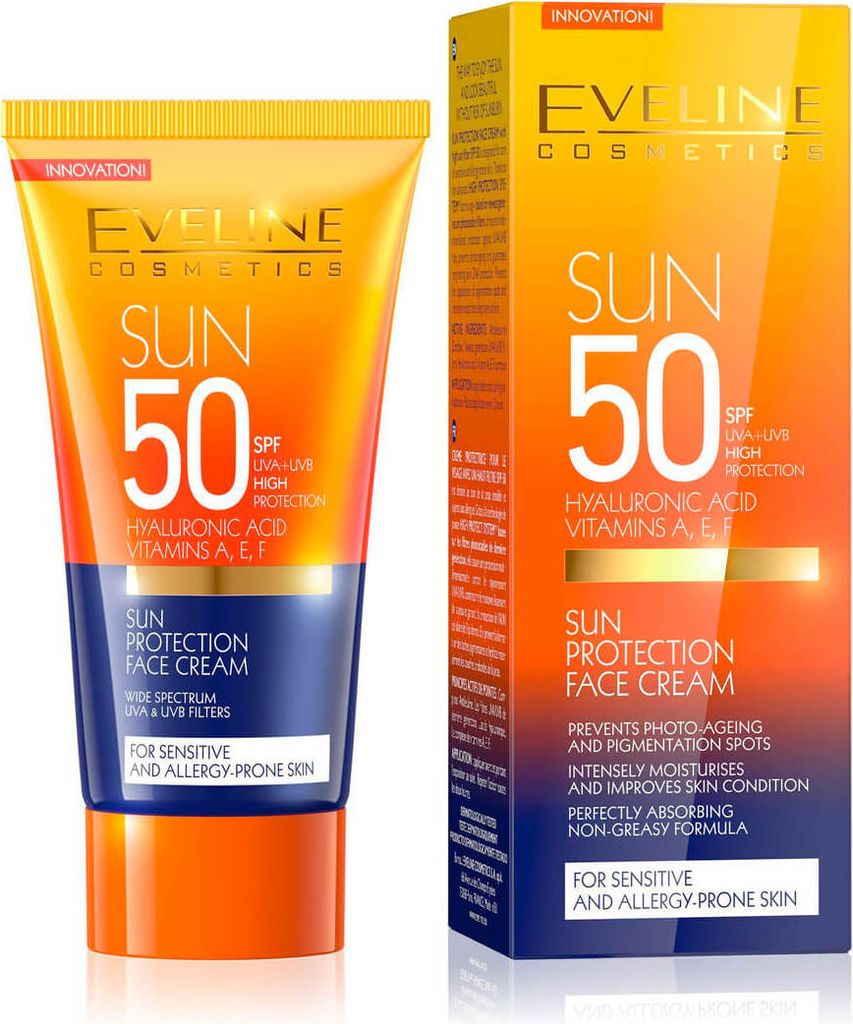 Eveline Cosmetics Sun Protection Face Cream SPF50 50ml