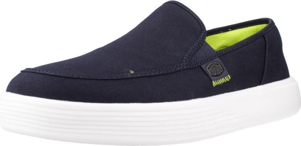 HEYDUDE Sunapee Canvas Herren Halbschuhe Navy/White Größe 40