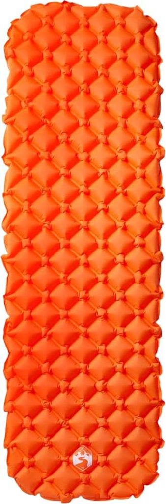 vidaXL Aufblasbare Isomatte Orange 190x58x6 cm
