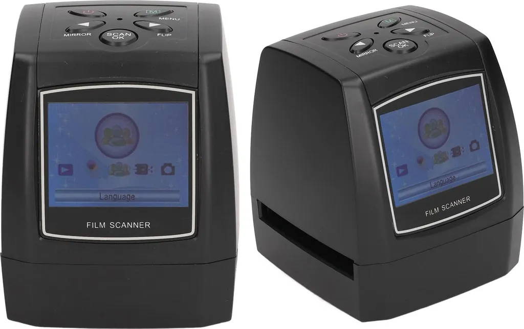 Scanner Diapositive avec Écran 2.36 Pouces et Port USB MSDC Compact