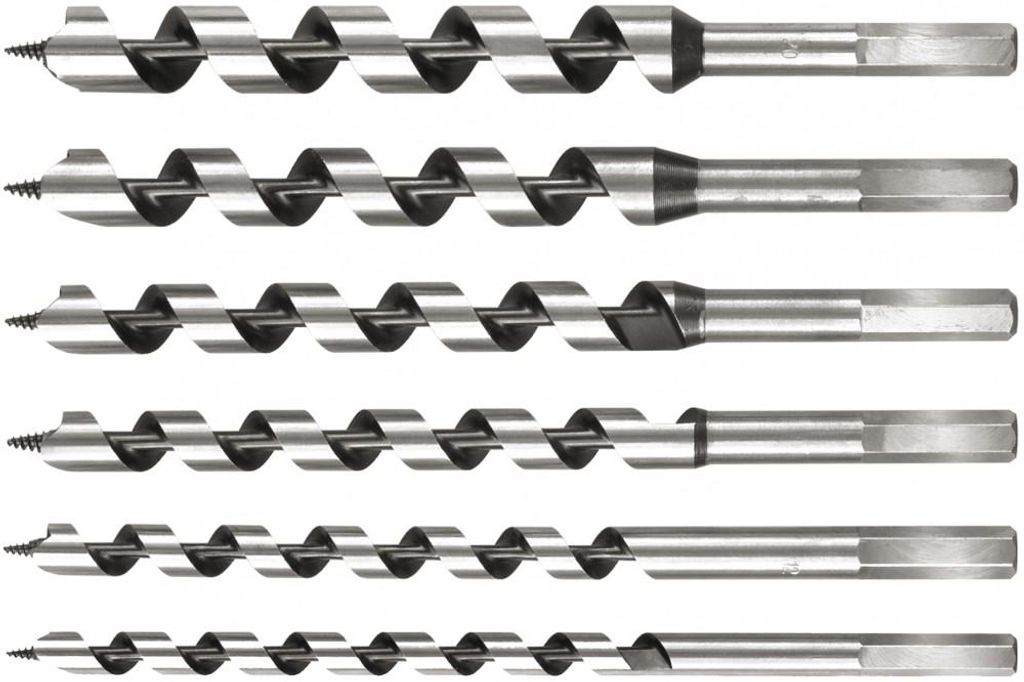 Holzbohrer L-230mm, 10-20mm, 6er Set 22465 STHOR Produktbild 