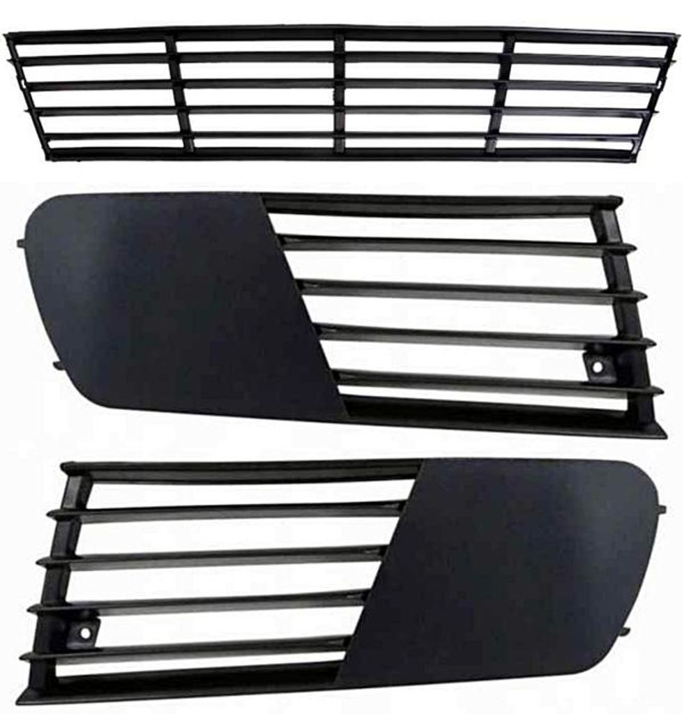 SET Lüftungsgitter GRILL GITTER Stoßstange vorne Für SEAT CORDOBA 02.2002 - 05.2006