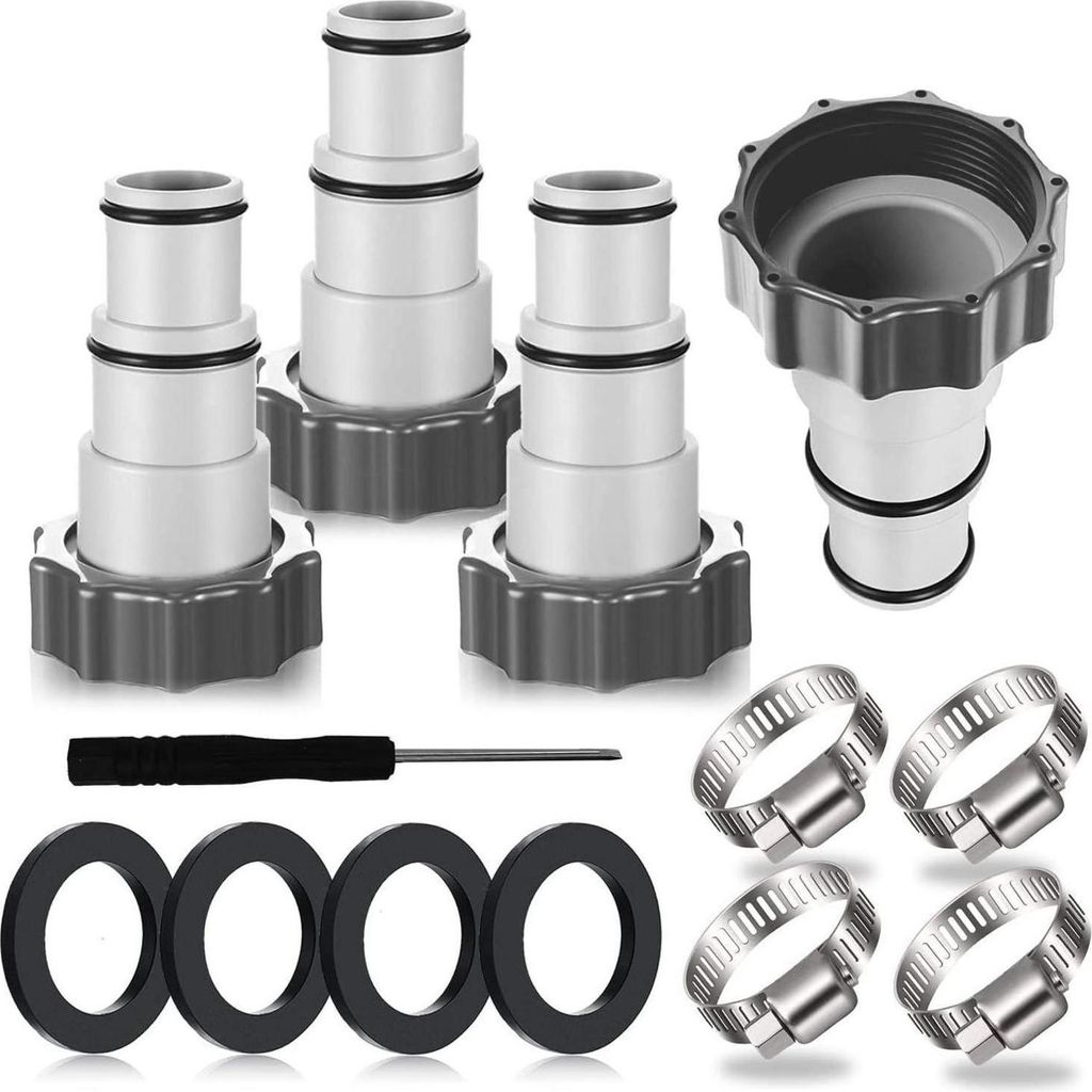 adattatore tubo piscina 4 pezzi Adattatore tubo piscina Immagine del prodotto 