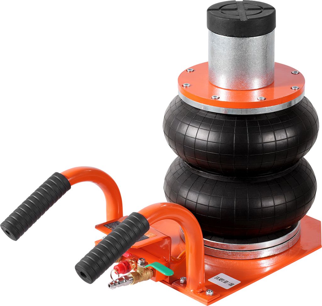 VEVOR pneumatischer Wagenheber, verstellbar 3t mit Nabe, leicht anzuheben, platzsparend, dicke Gummiauflage, kurzer Griff, geeignet für Autos, SUV...