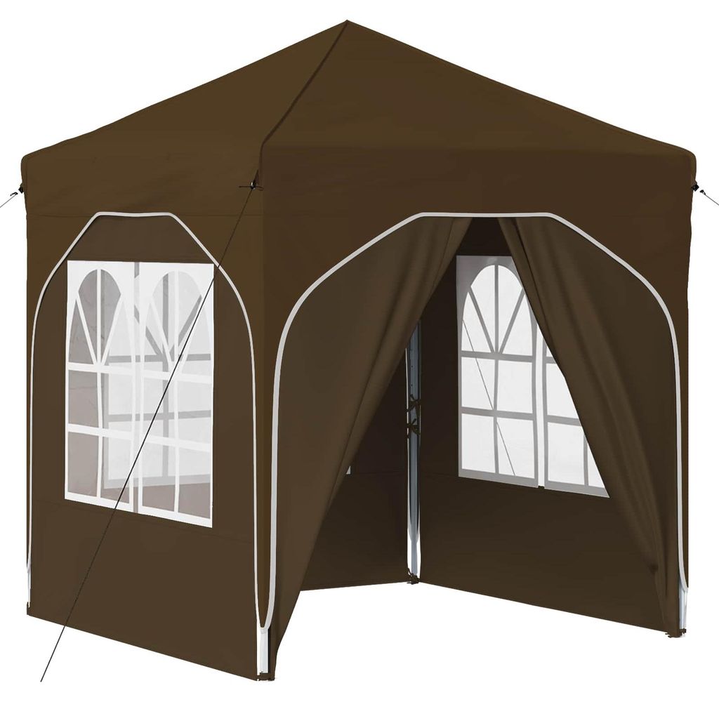 vidaXL Pop-up Partyzelt 192 x 192 x 245 cm Taupe