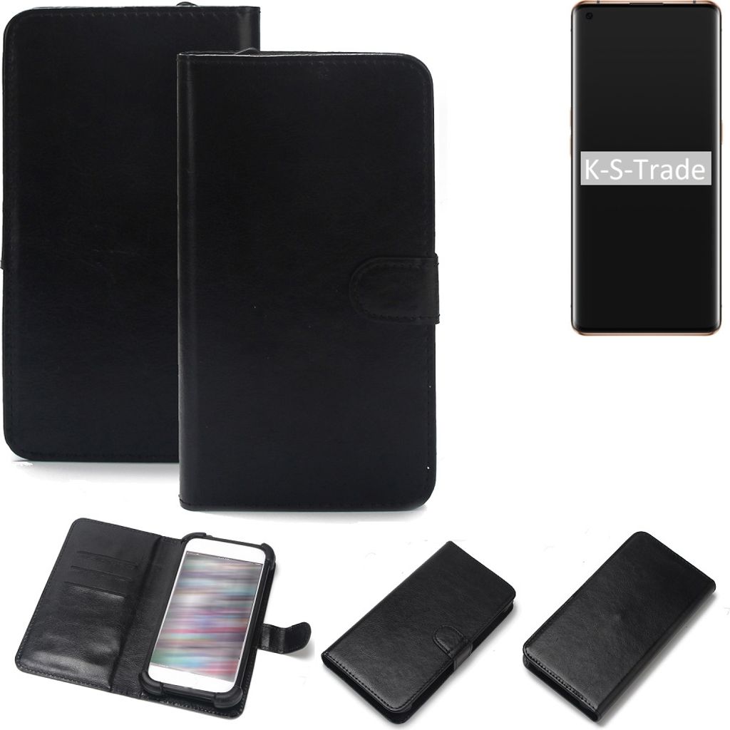K-S-Trade Handyhülle Schutzhülle kompatibel mit Oppo Find X2 Pro Handy Schutz Hülle Handyhülle Bumper schwarz 1x